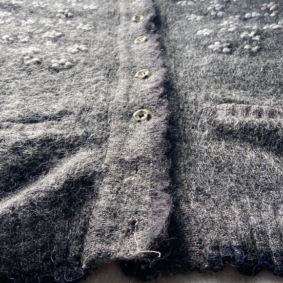 Vintage Wool Blend Chunky Cardigan NWOT - Picture 7 of 13